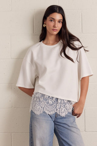 Hinged Laced Tee