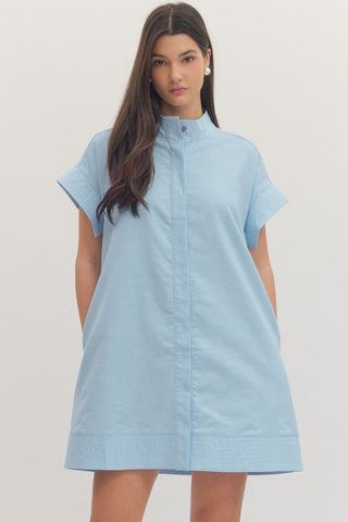 Chambray Shirt Dress
