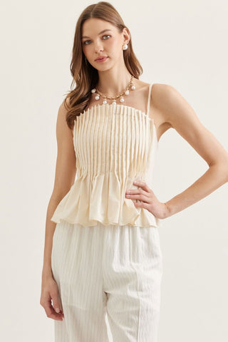 Mae Mae Pleat Top
