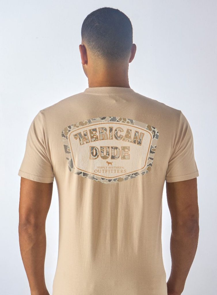 Boys Camo Logo Tee