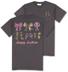Multi Camo Bow Tee