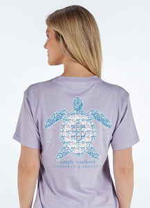 Lilac Track 4 Tee
