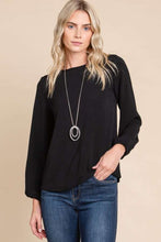 Load image into Gallery viewer, Bella Tunic Top-Black
