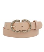 Cable Buckle Belt-Taupe