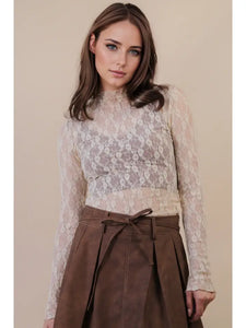 Lace Lover Sheer Top-Champ