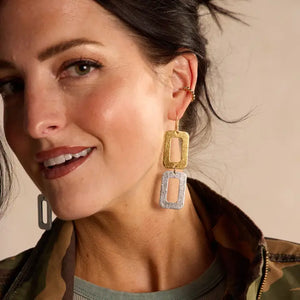 Morgan Mixed Metal Earring