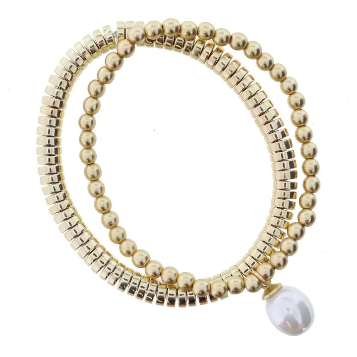 Gretchen Bracelets-Pearl