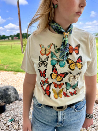 Vintage Butterflies Tee