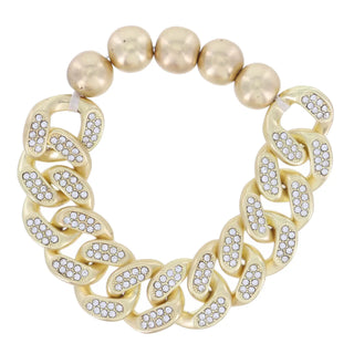 Crystal Curb Bracelet