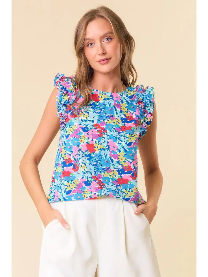 Vibrant Florals Top