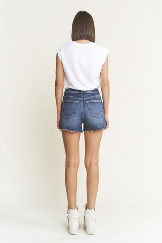 Sea Blue High Rise Short