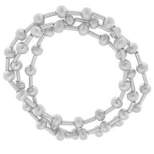 Talyah Satin Bracelets-Silver