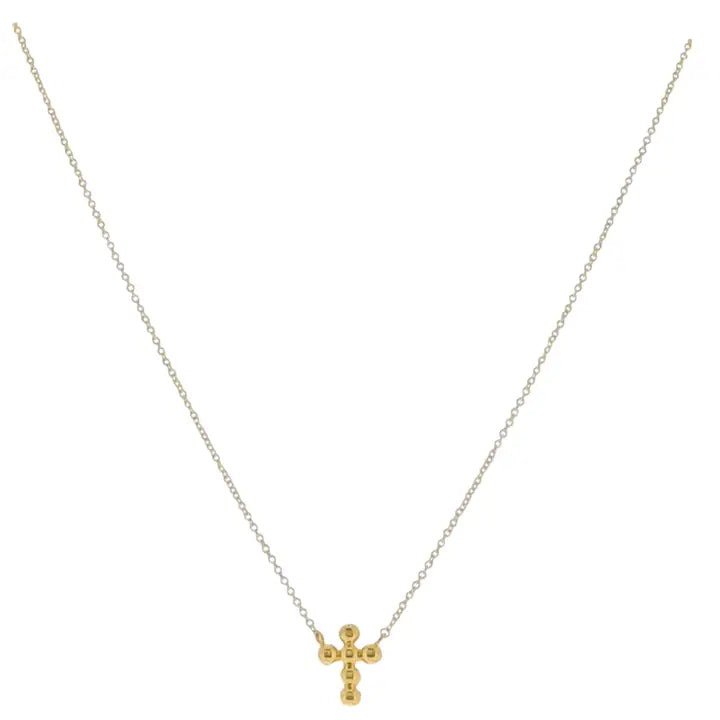 Golden Treasures Cross Necklace