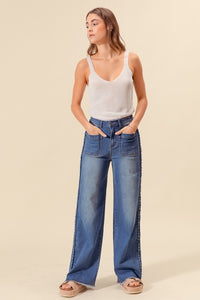 Braided Straight Jean