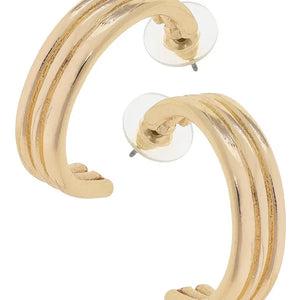Dolores Ribbed Hoop