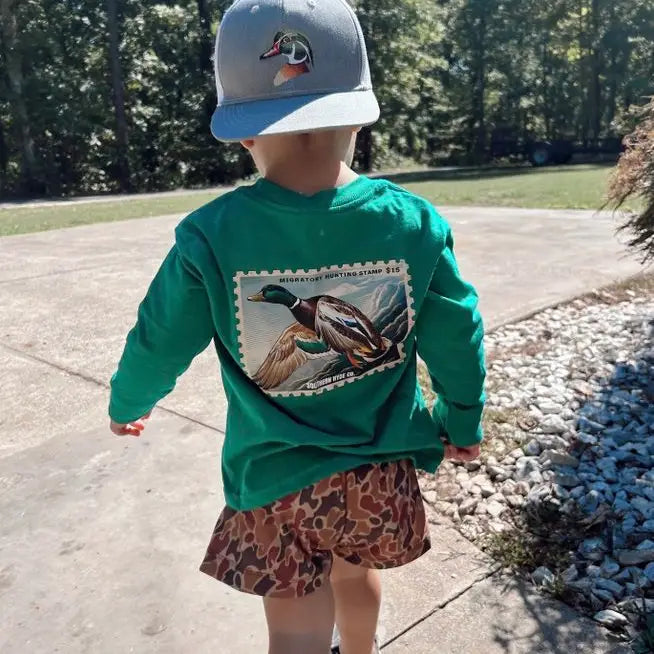 Boys Duck Stamp LS Tee