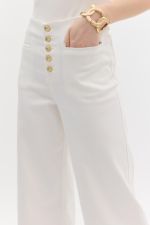 Goldie White Pant