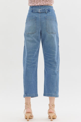 Barely Barrel Jean