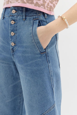 Barely Barrel Jean