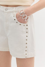 Load image into Gallery viewer, Sweet Studs White Short
