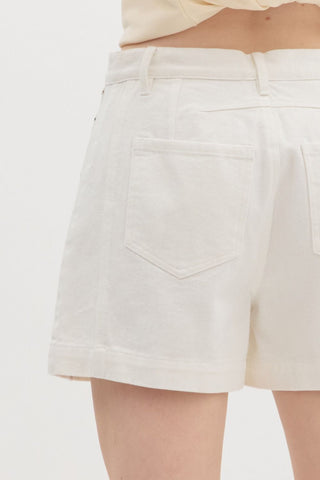 Sweet Studs White Short