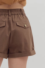 Load image into Gallery viewer, Brown Pleated Short
