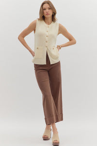 Chocolate Cuffed Pant