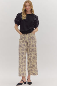 Floral Print Pant
