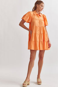 Abbey Apricot Dress