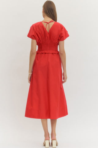 Scarlet Showstopper Midi