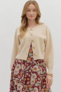 Golden Detail Cardigan