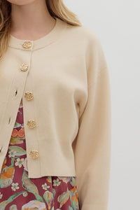 Golden Detail Cardigan