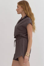 Load image into Gallery viewer, Casual Classic Romper-Charcoal
