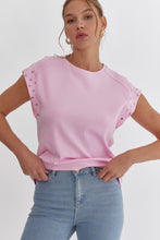 Load image into Gallery viewer, Pastel Pink Studded Tee
