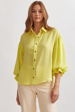 Load image into Gallery viewer, Lemon Squeezy Satin Top
