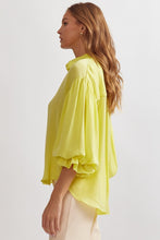Load image into Gallery viewer, Lemon Squeezy Satin Top
