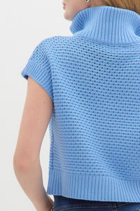 Blue Banded Half Zip