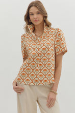 Load image into Gallery viewer, Pumpkin Florals Top
