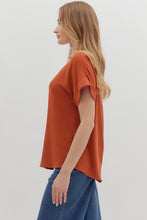 Load image into Gallery viewer, Rust Classic Blouse
