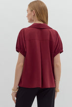 Load image into Gallery viewer, Solid Split Collar Top-Burg
