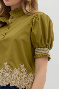 Olive Vines Top