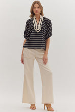 Load image into Gallery viewer, Dark Stripe Dolman Top

