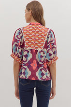 Load image into Gallery viewer, Geo Yoked Top
