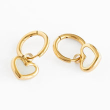 Load image into Gallery viewer, Pip Pop Pearl Heart Hoop
