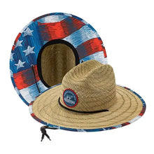 Load image into Gallery viewer, USA Straw Hat
