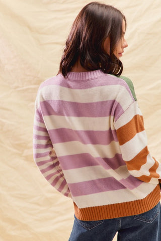 Stripe Mix Sweater