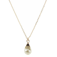 Load image into Gallery viewer, Gold Dipped Pearl Necklace
