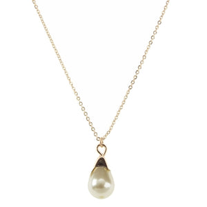 Gold Dipped Pearl Necklace