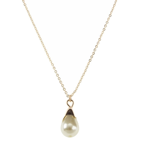 Gold Dipped Pearl Necklace