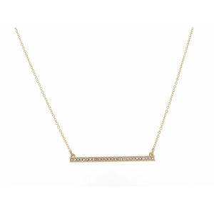 Claire Necklace-Straight Bar